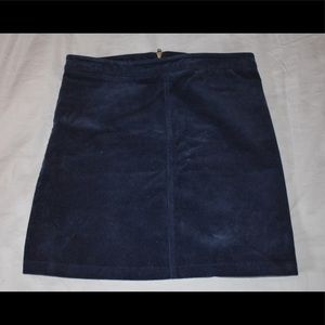 Navy blue soft skirt